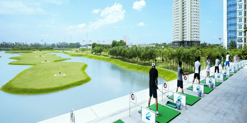 sân golf tại biệt thự Kita ciputra